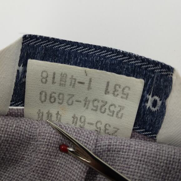 Vintage 70's Levi's Pants Lilac Size 18 High Rise Wide Leg - Picture 10 of 10